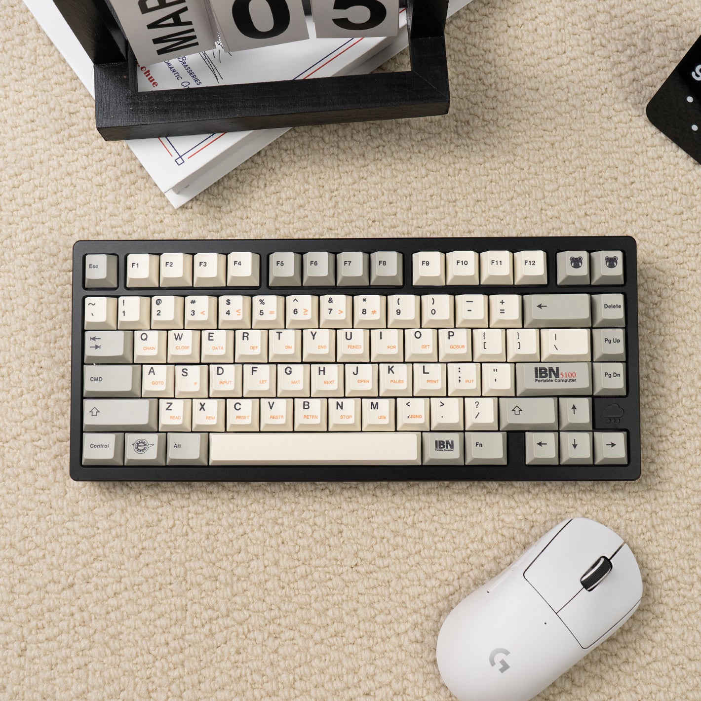 Vintage Stone of Destiny PBT Keycaps