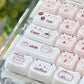 MAO "Coffee Cat" Premium Two-Tone Crystal Keycap Set