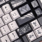 Fallen Angel Mechanical Keyboard Keycaps — Red Hood & Black Hood | Cherry Profile