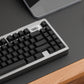 Black Thai Keycaps with Engraved Characters