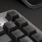 Black Thai Keycaps with Engraved Characters