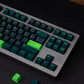 EU Two-Color Sound Wave Mechanical Keyboard Keycaps — Cherry Profile