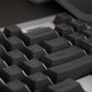 Black Thai Keycaps with Engraved Characters