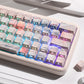 Marble Series Side-Transparent PBT Keycaps
