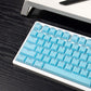 MDA Profile Crystal Pink/White/Blue Translucent Jelly Pudding ABS Keycaps