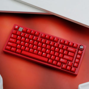 Ruby translucent ABS keycaps