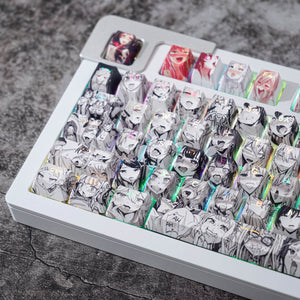 Ahegao Anime Top Backlit Keycap