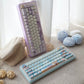 Chromatic Nebula Blue/Purple Three-Mode Wireless Bluetooth Mechanical Keyboard