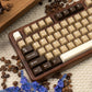 Raw Coconut Latte Semi-Permeable PBT&PC Keycaps