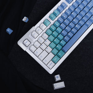 cherry - Blue and white gradient R2 94 keys