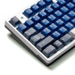 Translucent Samurai Blue Full Mechanical Keyboard Keycap Set — Cherry Profile ABS + PC Doubleshot