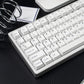 Minimalist White Translucent Keycaps
