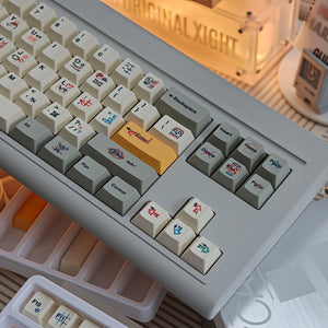 Retro graffiti keycaps
