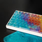 Neon/Kaiju/Star Flint Gradient Swoosh Matte Translucent Keycaps