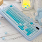 CSA Jelly Pudding Double-Shot Mechanical Keyboard Keycaps — ABS + PC | Foundation / Blueberry / Strawberry
