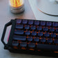 Black Purple Gradient Keycaps — MAO Profile PBT Dye-Sub