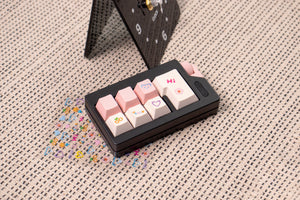 Pink Sticker 7-Key Mechanical Switch Tester