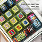 Yong Qiu Noise Graffiti Metallic Paint Mechanical Keyboard Keycaps — Street Art Premium Series