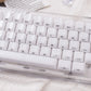 White/Purple/Blue/Gray Crystal Jelly Side-Print Semi-Translucent Keycaps