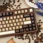 Raw Coconut Latte Semi-Permeable PBT&PC Keycaps