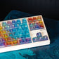 Neon/Kaiju/Star Flint Gradient Swoosh Matte Translucent Keycaps