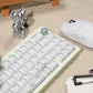MDA Profile Crystal Pink/White/Blue Translucent Jelly Pudding ABS Keycaps