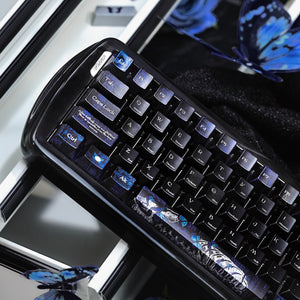 Yong Qiu "Boneborn Butterfly" Metallic Paint Keycap Set | Cherry Profile