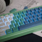 GMK Yeeti Snowman Gradient Blue Side-Reflective Keycaps