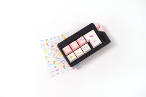 Pink Sticker 7-Key Mechanical Switch Tester