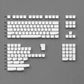 Minimalist Black/White/Red/Retro Uncut PBT Keycaps