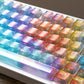 Neon/Kaiju/Star Flint Gradient Swoosh Matte Translucent Keycaps