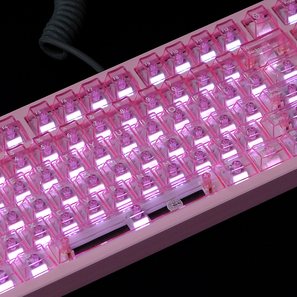 cherry-CZL - Pink transparent engraved R2