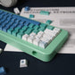 GMK Yeeti Snowman Gradient Blue Side-Reflective Keycaps