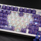 Purple Twilight Butterfly Keycaps