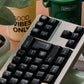 Sorcerer's Diamond Black Gold Metallic Finish Keycaps