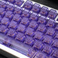 White/Red/Pink/Purple/Green Unmarked Top Frosted Transparent Keycaps
