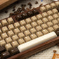 Raw Coconut Latte Semi-Permeable PBT&PC Keycaps