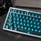 White/Red/Pink/Purple/Green Unmarked Top Frosted Transparent Keycaps