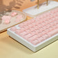 MDA Profile Crystal Pink/White/Blue Translucent Jelly Pudding ABS Keycaps