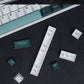 Two-Color Botanical Garden Mechanical Keyboard Keycaps — Cherry Profile