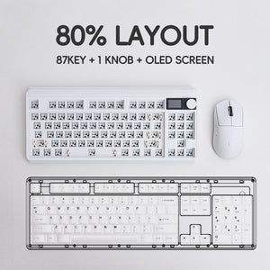 YQ830 Keyboard Kit with Knob & HD Screen