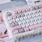 MAO "Miffy Rabbit" Premium Grey Pink Side-Carved Keycap Set
