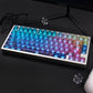 Rainbow PC Frosted Keycaps