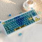 Morning C Late A Misty PC Keycaps White/Red/Black/Blue/Purple Large Complete Set
