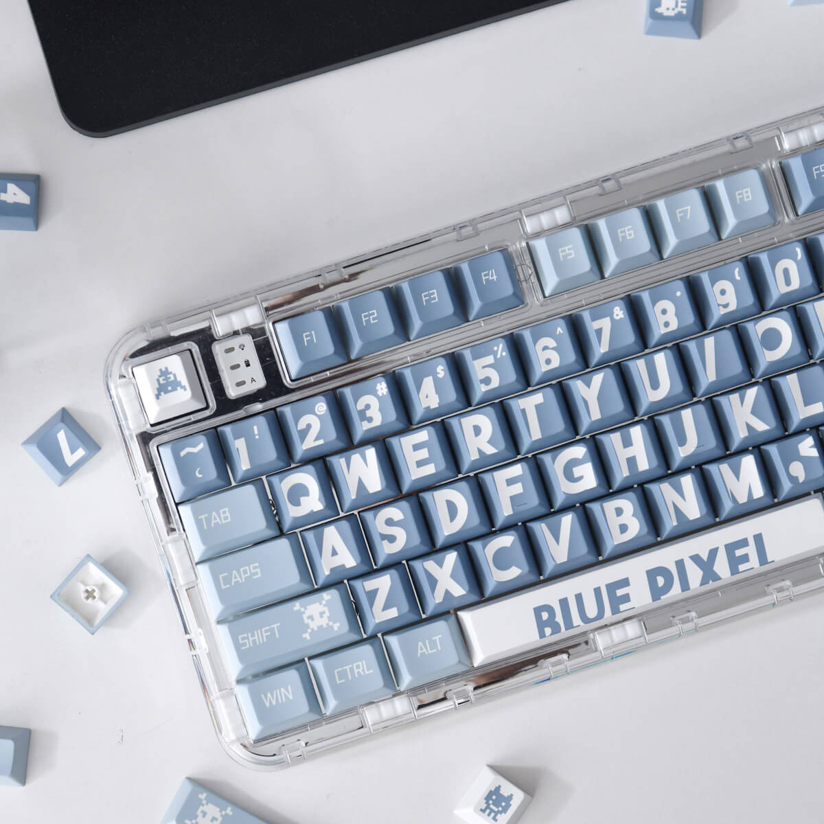Blue Big Font Keycap