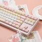 Rabbit Pig Pink PBT Keycaps