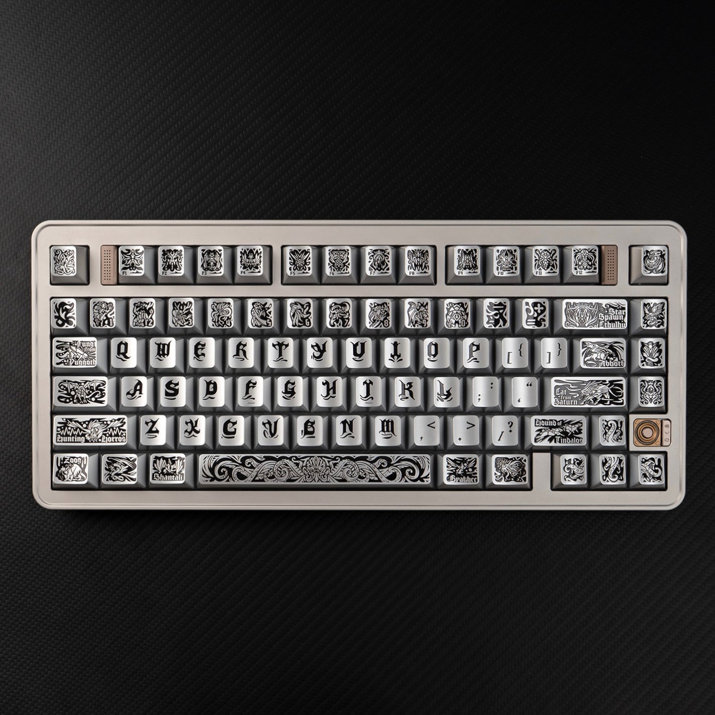 Ancient God Cthulhu Metal Paint Key Caps