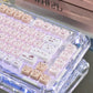 MAO "Coffee Cat" Premium Two-Tone Crystal Keycap Set