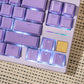 White/Purple/Pink/Black Crystal Translucent Keycaps