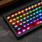 Neon/Kaiju/Star Flint Gradient Swoosh Matte Translucent Keycaps